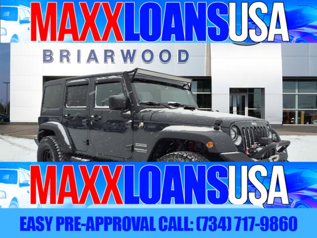 Used 2017  Jeep Wrangler Unlimited 4d Convertible Sport at Maxx Loans near , 