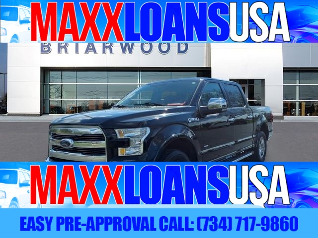 Used 2016  Ford F-150 4WD SuperCrew Lariat 5 1&sol;2 at Maxx Loans near St&period; Adrian&comma; MI