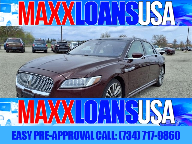 Used 2017  Lincoln Continental 4d Sedan AWD Reserve at Maxx Loans near , 
