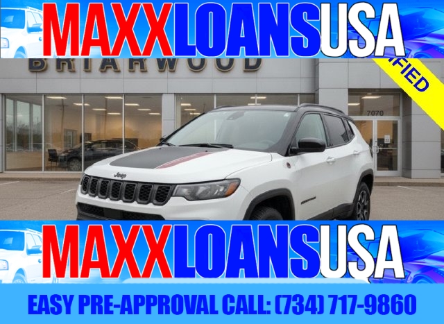 Used 2025  Jeep Compass Trailhawk 4x4 at Maxx Loans near St&period; Adrian&comma; MI