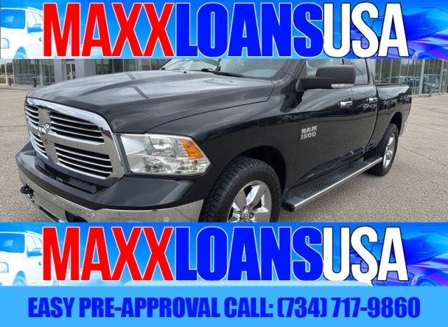Used 2018  Ram 1500 4WD Quad Cab Big Horn at Maxx Loans near St&period; Adrian&comma; MI