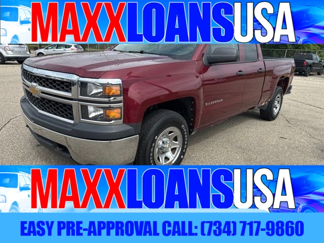 Used 2014  Chevrolet Silverado 1500 4WD Double Cab 143&period;5" Work Truck w&sol;2WT at Maxx Loans near St&period; Adrian&comma; MI
