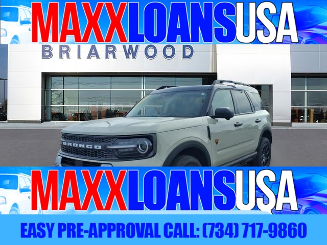 Used 2025  Ford Bronco Sport Badlands 4x4 at Maxx Loans near St&period; Adrian&comma; MI