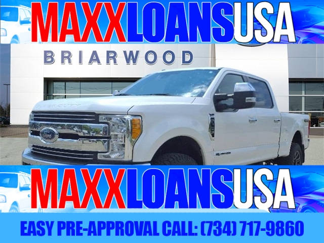 Used 2017  Ford Super Duty F-250 4WD Crew Cab Platinum at Briarwood Ford near Saline, MI