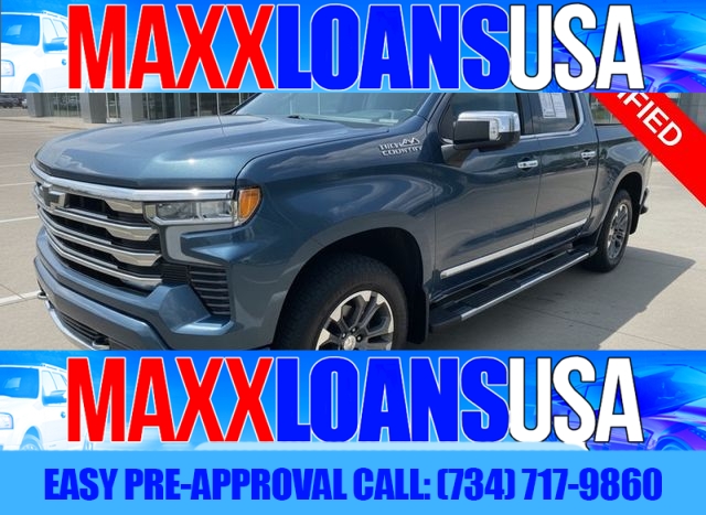 Used 2024  Chevrolet Silverado 1500 4WD Crew Cab 147" High Country at Maxx Loans near St&period; Adrian&comma; MI
