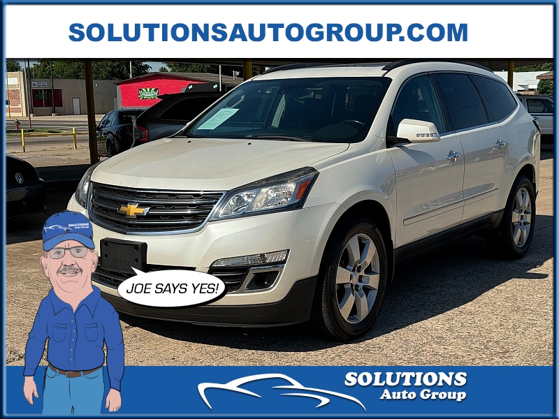Used 2014  Chevrolet Traverse 4d SUV FWD LTZ at Solutions Auto Group near Chickasha, OK