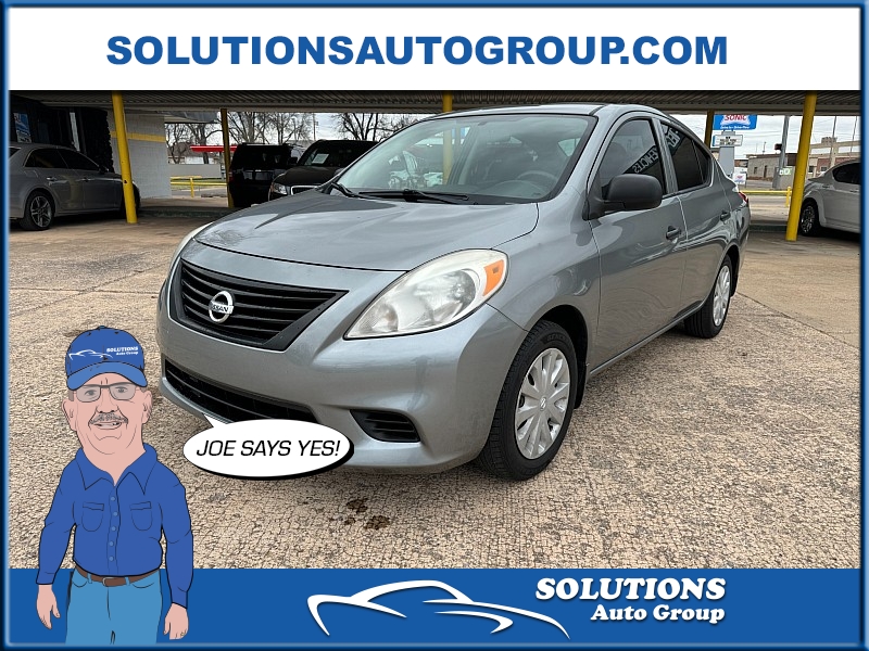 Used 2014  Nissan Versa 4dr Sdn CVT 1.6 S Plus at Solutions Auto Group near Chickasha, OK