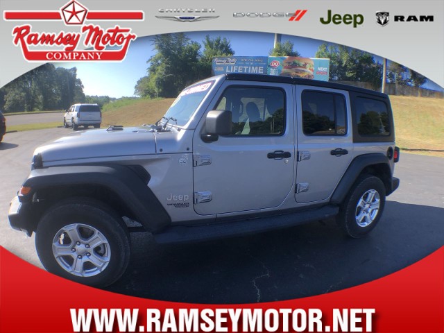 Used 2020  Jeep Wrangler Unlimited 4d SUV 4WD Sport S at Ramsey Motor Company - North Lot near Harrison, AR