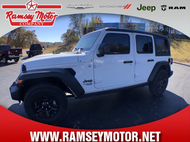 Used 2021  Jeep Wrangler Unlimited Sport 4x4 at Ramsey Motor Company - North Lot near Harrison, AR