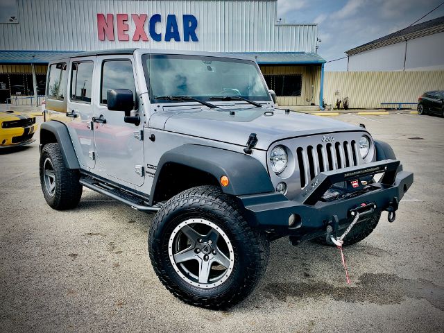 Used 2017  Jeep Wrangler Unlimited 4d Convertible Sport S at NEXCAR near Spring, TX