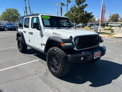 Used 2025 Jeep Wrangler Willys 4 Door 4x4 at Camacho Mitsubishi near Palmdale, CA