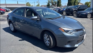 Used 2016  Toyota Corolla 4d Sedan LE at Camacho Mitsubishi near Palmdale&comma; CA