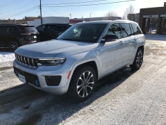 New 2023 Jeep Grand Cherokee 4xe Overland 4x4 at Charbonneau Car Center near Dickinson, ND