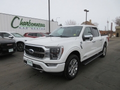 Used 2021 Ford F-150 4WD Platinum SuperCrew 6.5' Box Hybrid at Charbonneau Car Center near Dickinson, ND