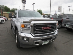 Used 2015 GMC Sierra 3500 4WD Crew Cab SLT Duramax Plus SRW at Charbonneau Car Center near Dickinson, ND