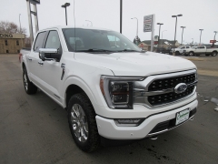 Used 2021 Ford F-150 4WD Platinum SuperCrew 6.5' Box Hybrid at Charbonneau Car Center near Dickinson, ND