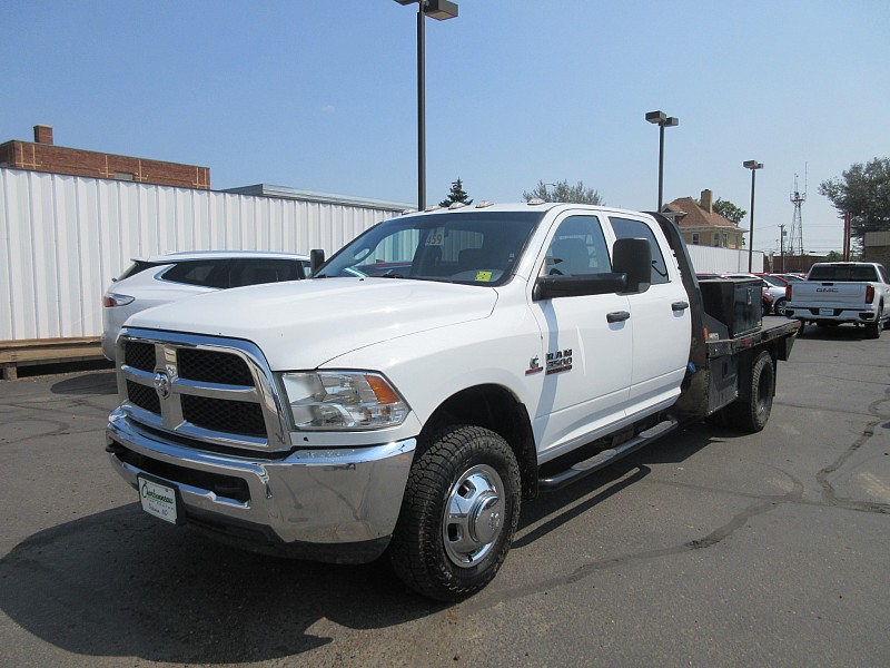 Used 2018  Ram 3500 Cab-Chassis 4WD Crew Cab Tradesman 172" at Charbonneau Car Center near Dickinson, ND
