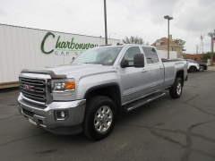 Used 2015 GMC Sierra 3500 4WD Crew Cab SLT Duramax Plus SRW at Charbonneau Car Center near Dickinson, ND