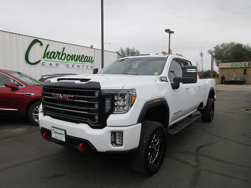 Used 2020  GMC Sierra 3500 4WD Crew Cab AT4 SRW Longbed Dsl at Charbonneau Car Center near Dickinson, ND