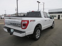 Used 2021 Ford F-150 4WD Platinum SuperCrew 6.5' Box Hybrid at Charbonneau Car Center near Dickinson, ND