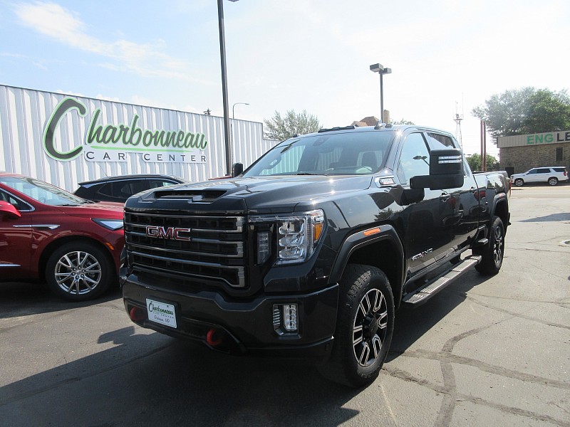Used 2020  GMC Sierra 2500 4WD Crew Cab AT4 Dsl at Charbonneau Car Center near Dickinson, ND