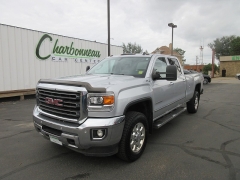 Used 2015 GMC Sierra 3500 4WD Crew Cab SLT Duramax Plus SRW at Charbonneau Car Center near Dickinson, ND