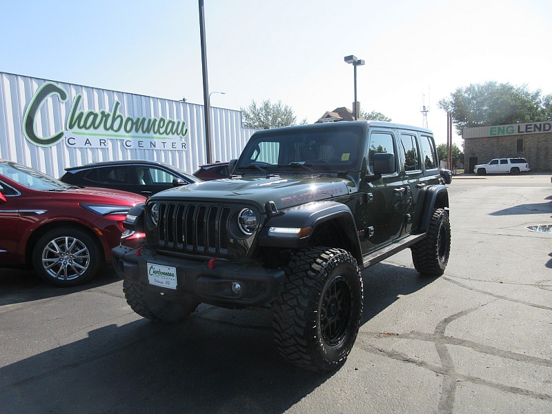 Used 2021  Jeep Wrangler Unlimited Rubicon 4x4 at Charbonneau Car Center near Dickinson, ND