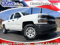  2018 Chevrolet Silverado 1500 4WD Double Cab Work Truck at Clutts Auto Sales near Hazard&comma; KY