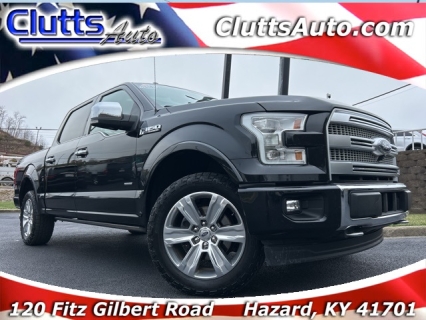 Used 2017 Ford F-150 4WD SuperCrew Platinum 5 1/2 at Clutts Auto Sales near Hazard, KY