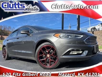 Used 2017 Ford Fusion 4d Sedan Titanium at Clutts Auto Sales near Hazard, KY