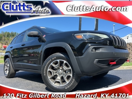 Used 2020 Jeep Cherokee 4d SUV 4WD Trailhawk 3.2L at Clutts Auto Sales near Hazard, KY