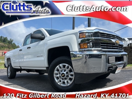 Used 2018 Chevrolet Silverado 2500 4WD Double Cab Work Truck Longbed at Clutts Auto Sales near Hazard, KY