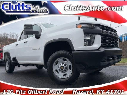 Used 2020 Chevrolet Silverado 2500 4WD Double Cab WT Gas at Clutts Auto Sales near Hazard, KY