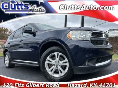 Used 2012  Dodge Durango 4d SUV AWD SXT at Clutts Auto Sales near Hazard, KY