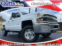 Used 2019 Chevrolet Silverado 2500 4WD Double Cab WT at Clutts Auto Sales near Hazard, KY