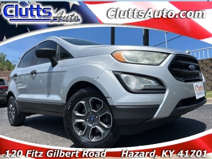 Used 2018 Ford EcoSport 4d SUV FWD S at Clutts Auto Sales near Hazard, KY