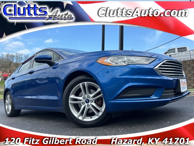 Used 2018  Ford Fusion 4d Sedan SE 1.5L EcoBoost at Clutts Auto Sales near Hazard, KY