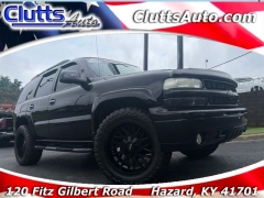 Used 2002  Chevrolet Tahoe 4d SUV 4WD Z71 at Clutts Auto Sales near Hazard&comma; KY