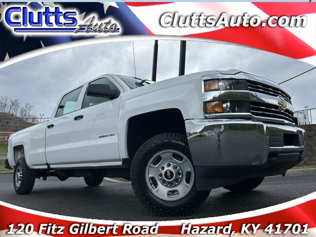 Used 2016  Chevrolet Silverado 2500 4WD Crew Cab Work Truck Longbed at Clutts Auto Sales near Hazard, KY