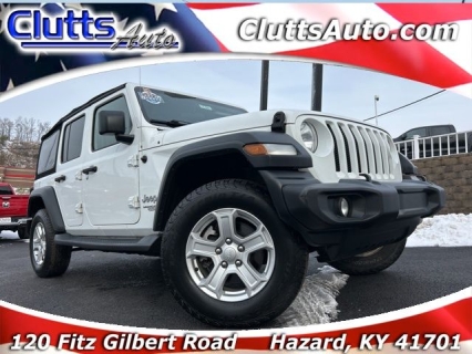 Used 2018 Jeep Wrangler Unlimited 4d SUV 4WD Sport S at Clutts Auto Sales near Hazard, KY