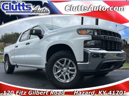 Used 2020 Chevrolet Silverado 1500 4WD Crew Cab Work Truck at Clutts Auto Sales near Hazard, KY