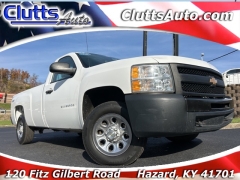 Used 2013  Chevrolet Silverado 1500 4WD Reg Cab Work Truck Longbed at Clutts Auto Sales near Hazard, KY