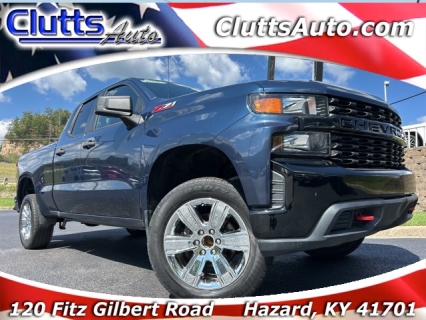 Used 2019 Chevrolet Silverado 1500 4WD Double Cab Custom Trail Boss at Clutts Auto Sales near Hazard, KY
