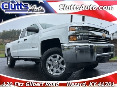 Used 2017 Chevrolet Silverado 2500 4WD Double Cab Work Truck Longbed at Clutts Auto Sales near Hazard, KY