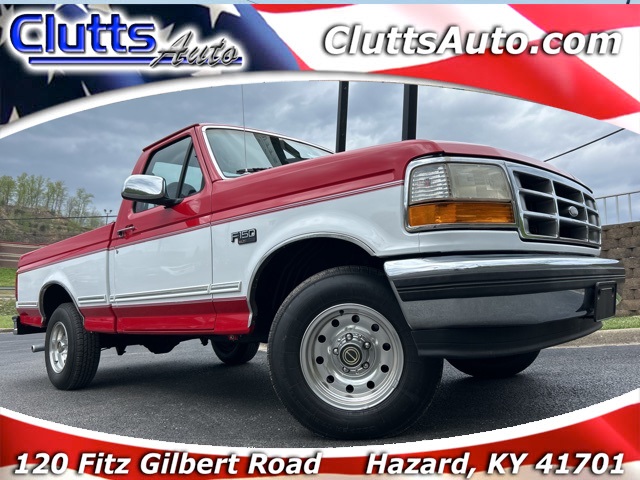 Used 1995  Ford F-150 2WD Reg Cab XLT at Clutts Auto Sales near Hazard, KY