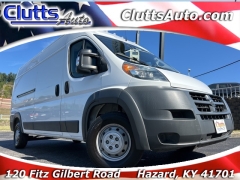 Used 2018 Ram ProMaster Cargo Van 2500 High Roof Van 159" WB at Clutts Auto Sales near Hazard, KY
