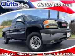 Used 2001  GMC Sierra 2500 4WD Ext Cab HD SLE Longbed at Clutts Auto Sales near Hazard&comma; KY