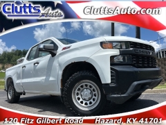 Used 2019 Chevrolet Silverado 1500 4WD Double Cab Work Truck at Clutts Auto Sales near Hazard, KY