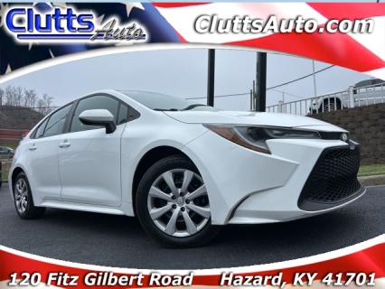 Used 2022 Toyota Corolla LE CVT at Clutts Auto Sales near Hazard, KY