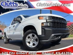 Used 2021  Chevrolet Silverado 1500 4WD Double Cab 147" Work Truck at Clutts Auto Sales near Hazard&comma; KY